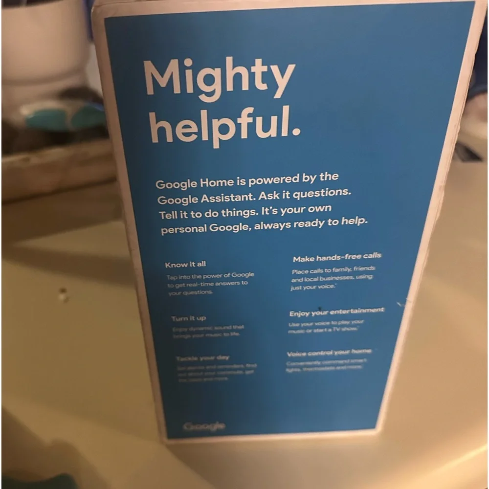 New Google assistant speaker